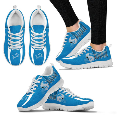 Vintage Four Flags With Streaks Detroit Lions Sneakers