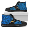 Perfect Cross Color Absolutely Nice Los Angeles Chargers High Top Shoes