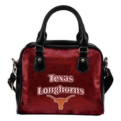 Love Icon Mix Texas Longhorns Logo Meaningful Shoulder Handbags