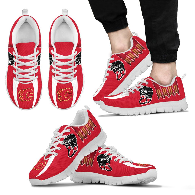 Vintage Four Flags With Streaks Calgary Flames Sneakers