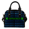 Colorful Buffalo Bulls Stunning Letters Shoulder Handbags