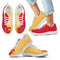 Two Colors Trending Lovely Calgary Flames Sneakers