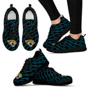 Marvelous Striped Stunning Logo Jacksonville Jaguars Sneakers