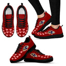 Love Extreme Emotion Pretty Logo Baltimore Ravens Sneakers