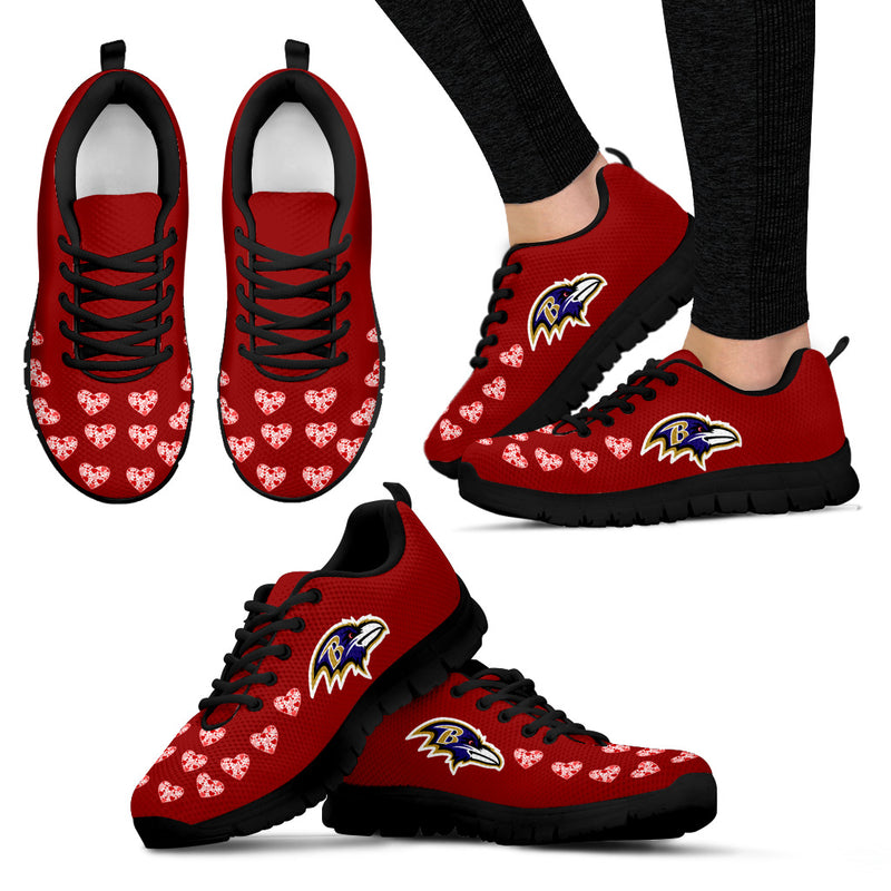 Love Extreme Emotion Pretty Logo Baltimore Ravens Sneakers
