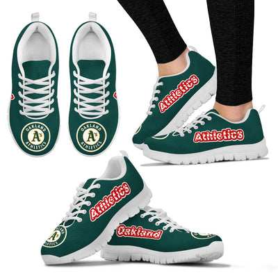 Magnificent Oakland Athletics Amazing Logo Sneakers