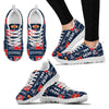 Colorful Pride Flag New England Patriots Sneakers