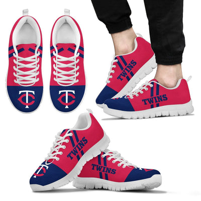 Line Stripe Logo Bottom Minnesota Twins Sneakers