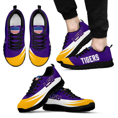 Awesome Gift Logo LSU Tigers Sneakers