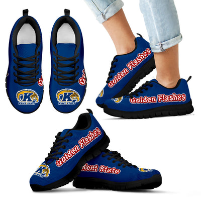 Magnificent Kent State Golden Flashes Amazing Logo Sneakers