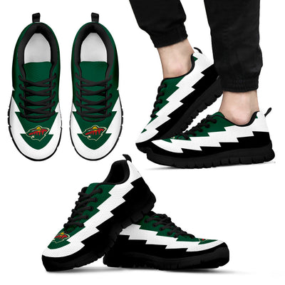 Jagged Saws Creative Draw Minnesota Wild Sneakers