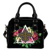 New Orleans Saints Shoulder Handbags Floral Rose Valentine Logo