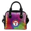 Rainbow Dynamic Mix Colours Gorgeous Texas Rangers Shoulder Handbags