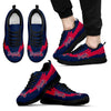 Three Amazing Good Line Charming Logo Atlanta Braves Sneakers