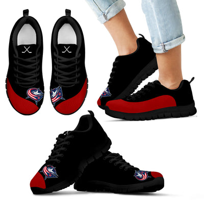 Valentine Love Red Colorful Columbus Blue Jackets Sneakers