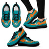 Three Amazing Good Line Charming Logo Miami Dolphins Sneakers