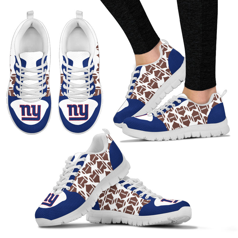 Great Football Love Frame New York Giants Sneakers