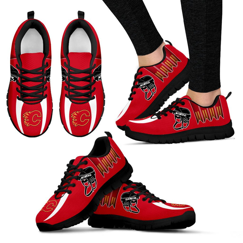 Vintage Four Flags With Streaks Calgary Flames Sneakers