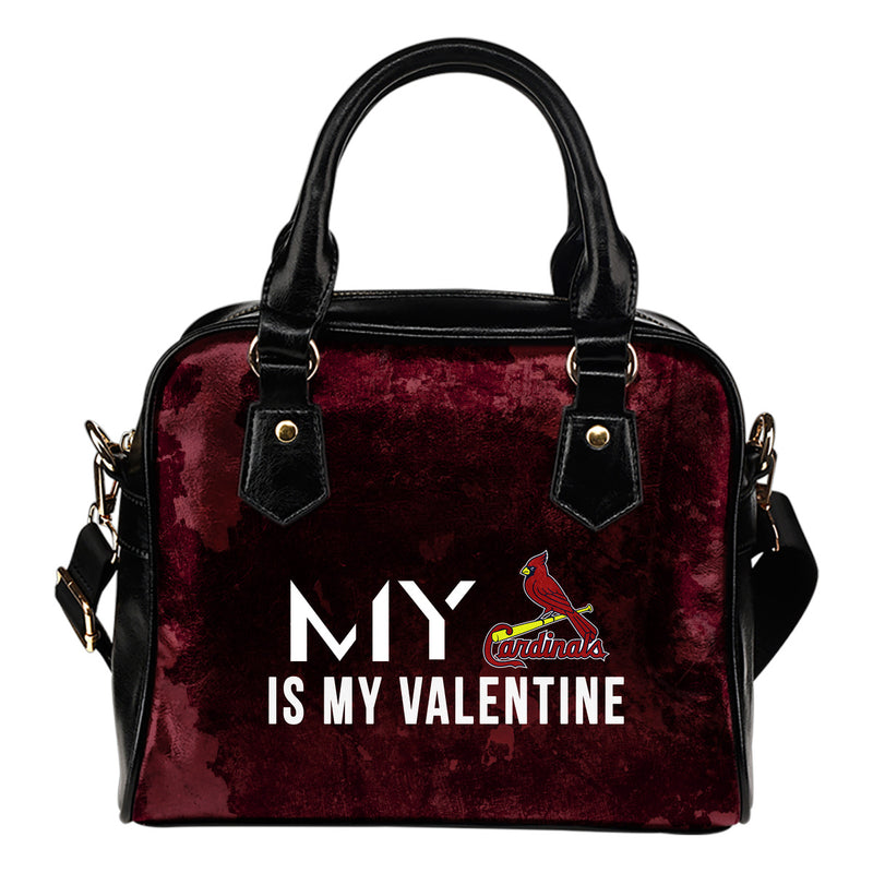 My Perfectly Love Valentine Fashion St. Louis Cardinals Shoulder Handbags