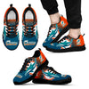 Colorful Unofficial Miami Dolphins Sneakers