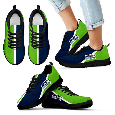 Dynamic Aparted Colours Beautiful Logo Seattle Seahawks Sneakers