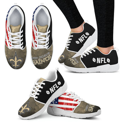 Simple Fashion New Orleans Saints Shoes Athletic Sneakers