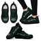Wave Red Floating Pattern New York Jets Sneakers