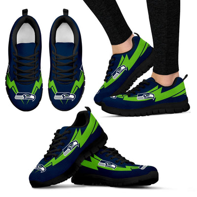 Three Amazing Good Line Charming Logo Seattle Seahawks Sneakers