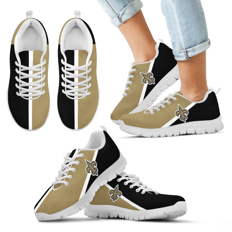 Dynamic Aparted Colours Beautiful Logo New Orleans Saints Sneakers