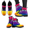 Multicolor Zig Zag Lovely Background Nice Logo Seattle Seahawks Boots