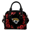 Valentine Rose With Thorns Jacksonville Jaguars Shoulder Handbags