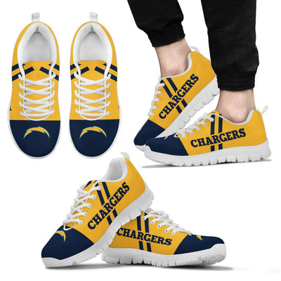 Line Stripe Logo Bottom Los Angeles Chargers Sneakers