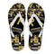 Colorful Pride Flag Pittsburgh Pirates Flip Flops