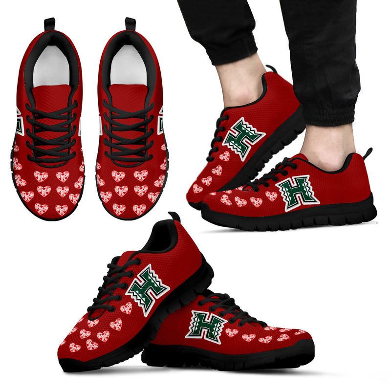 Love Extreme Emotion Pretty Logo Hawaii Rainbow Warriors Sneakers