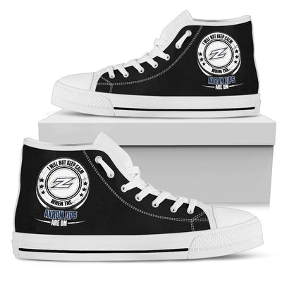 I Will Not Keep Calm Amazing Sporty Akron Zips High Top Shoes