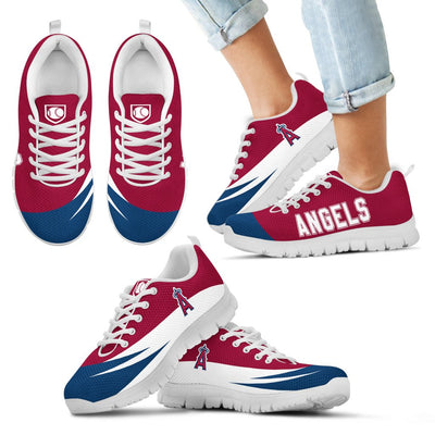 Awesome Gift Logo Los Angeles Angels Sneakers