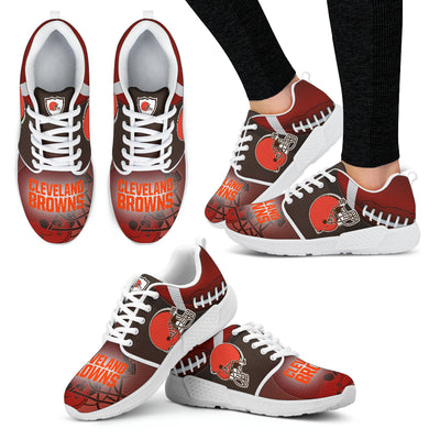 Awesome Cleveland Browns Running Sneakers For Football Fan