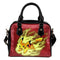 Pikachu Angry Moment Calgary Flames Shoulder Handbags