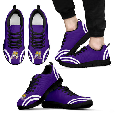 Lovely Curves Stunning Logo Icon LSU Tigers Sneakers