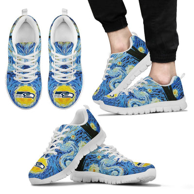 Sky Style Art Nigh Exciting Seattle Seahawks Sneakers