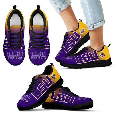 Colorful Unofficial LSU Tigers Sneakers