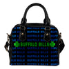 Colorful Buffalo Bills Stunning Letters Shoulder Handbags