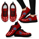 Love Extreme Emotion Pretty Logo Tennessee Titans Sneakers