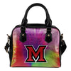 Rainbow Dynamic Mix Colours Gorgeous Miami RedHawks Shoulder Handbags