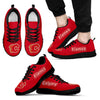 Magnificent Calgary Flames Amazing Logo Sneakers