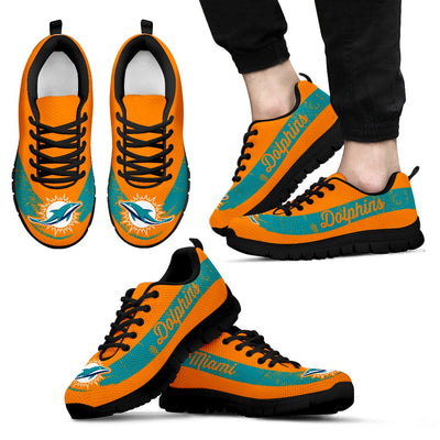 Cool Line Logo Miami Dolphins Sneakers