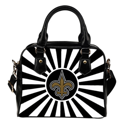 Central Awesome Paramount Luxury New Orleans Saints Shoulder Handbags