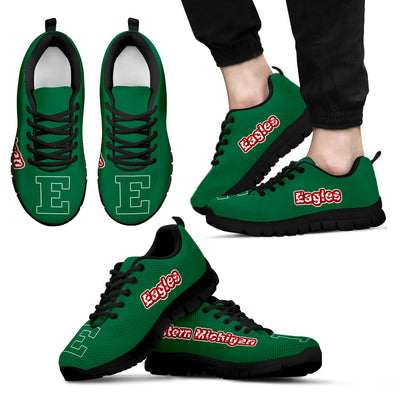 Magnificent Eastern Michigan Eagles Amazing Logo Sneakers