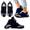 Lovely Curves Stunning Logo Icon Los Angeles Chargers Sneakers