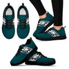 Three Colors Vertical Philadelphia Eagles Sneakers